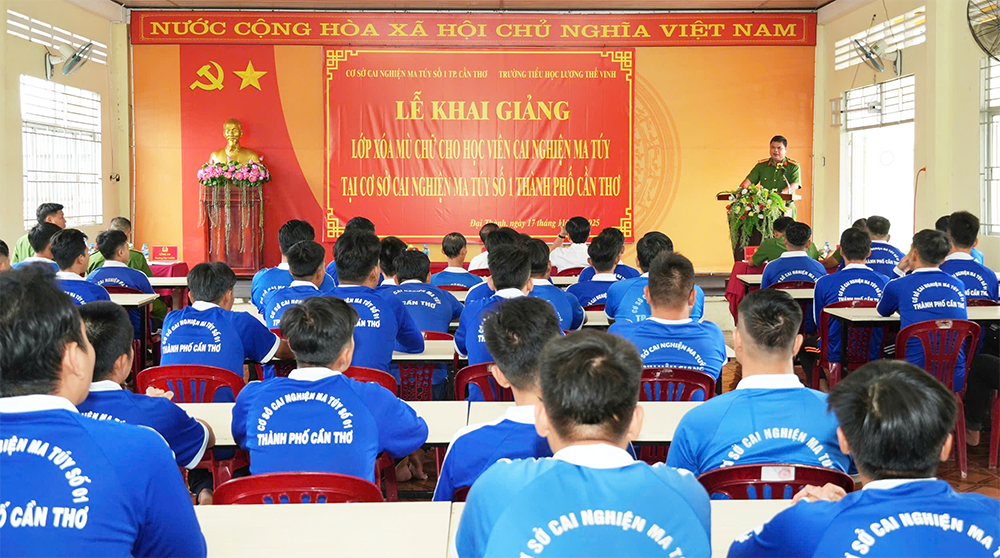 Bổ túc văn hóa cho người cai nghiện ma túy tại các cơ sở cai nghiện trên địa bàn TP Cần Thơ