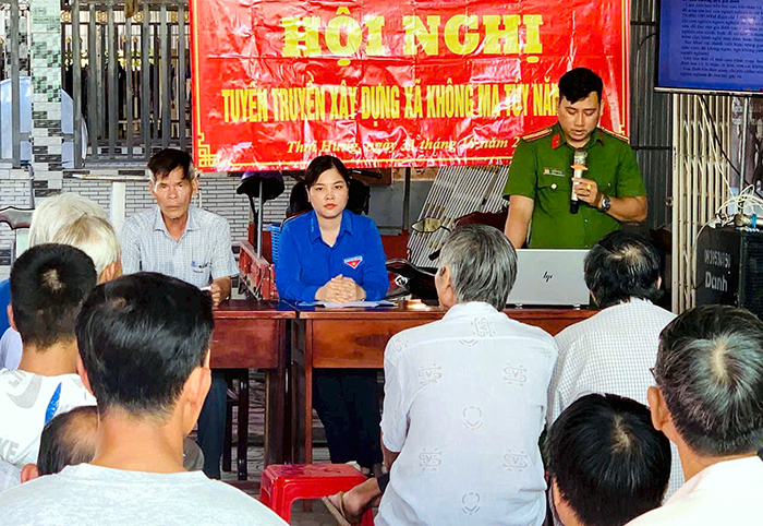 Xây dựng xã, phường không ma túy