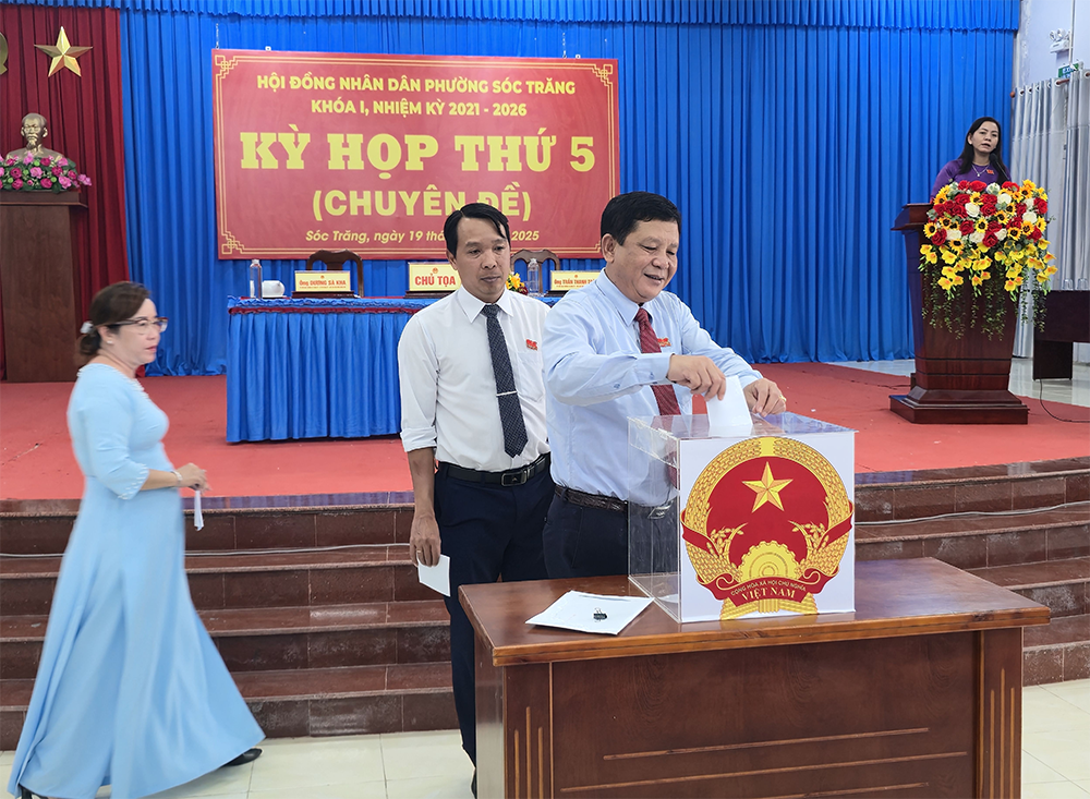 HĐND phường Sóc Trăng tổ chức kỳ họp thứ năm