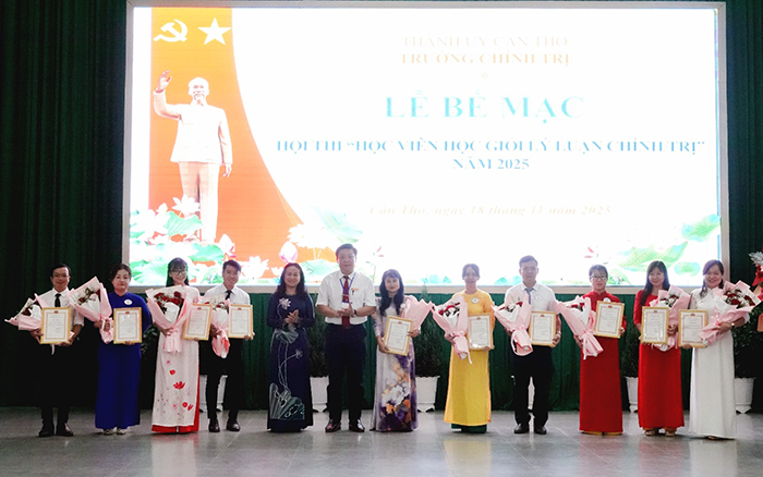 Trường Chính trị TP Cần Thơ tổ chức Hội thi “Học viên học giỏi lý luận chính trị”