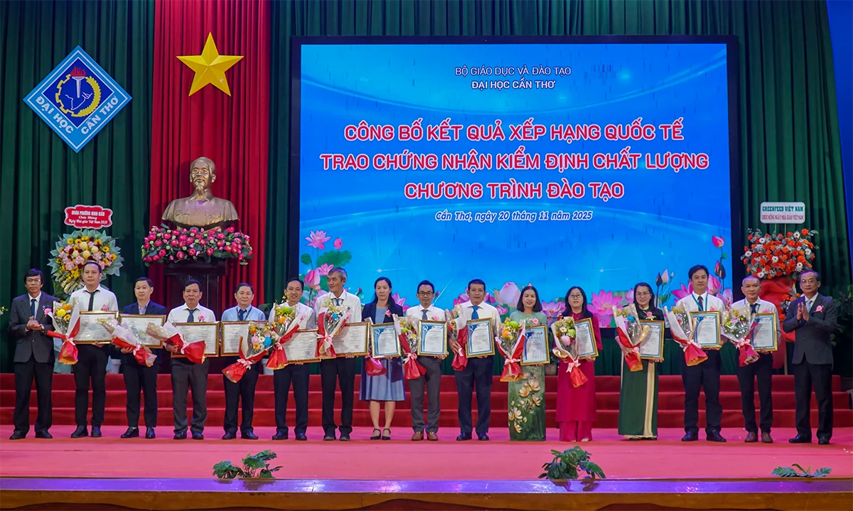 Đại học Cần Thơ tổ chức kỷ niệm Ngày Nhà giáo Việt Nam
