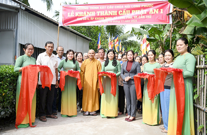 Xã Long Phú khánh thành đưa vào sử dụng 2 cây cầu nông thôn