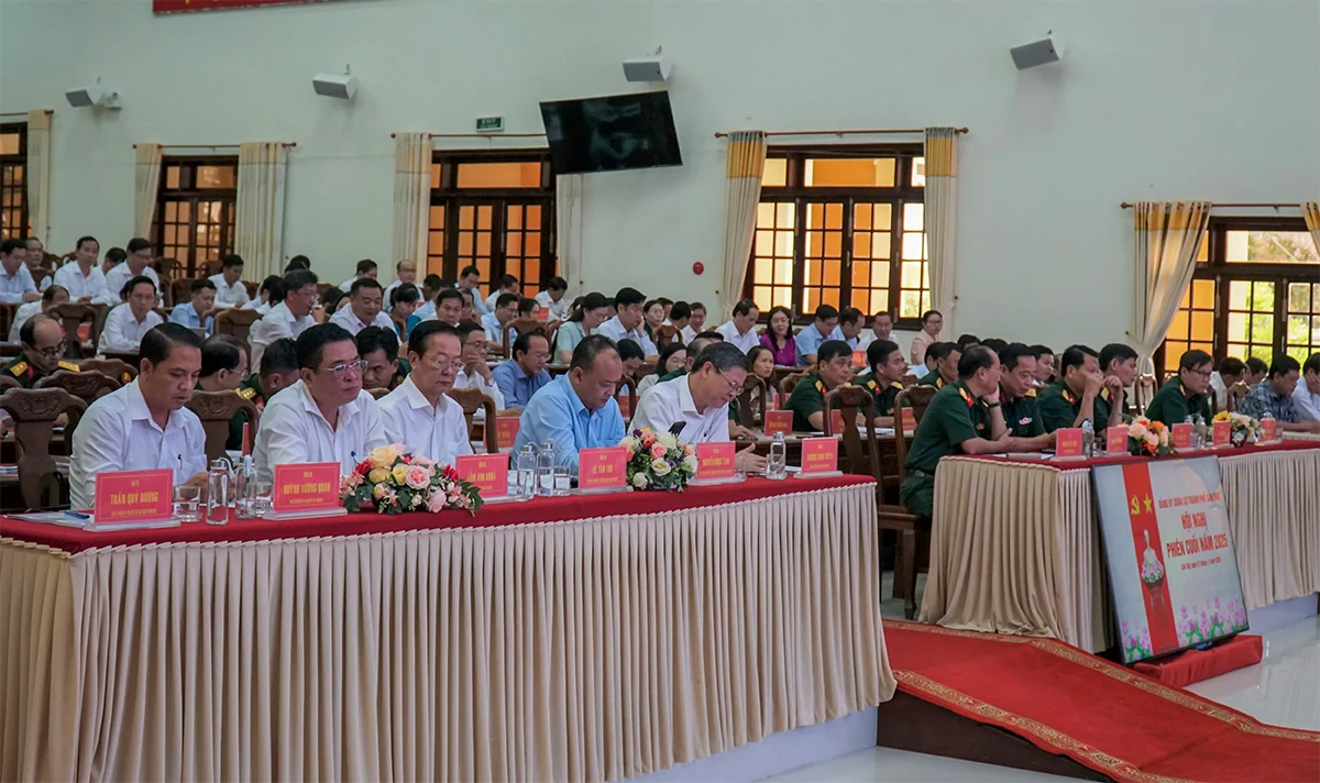 Đảng ủy Quân sự TP Cần Thơ tổ chức Hội nghị Phiên cuối năm 2025