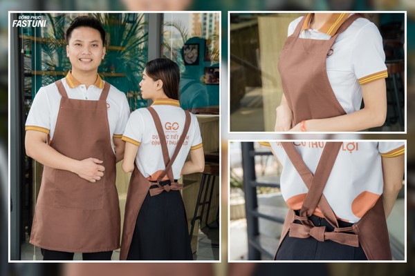Tạp dề đồng phục đẹp - Bí quyết giúp đồng phục quán cafe tạo ấn tượng ngay lần đầu