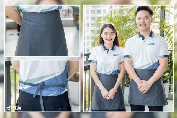 Tạp dề đồng phục đẹp - Bí quyết giúp đồng phục quán cafe tạo ấn tượng ngay lần đầu