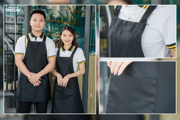 Tạp dề đồng phục đẹp - Bí quyết giúp đồng phục quán cafe tạo ấn tượng ngay lần đầu