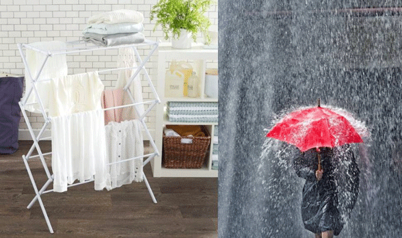 គន្លឹះធ្វើឱ្យសម្លៀកបំពាក់ឆាប់ស្ងួត បំបាត់ក្លិនផ្អួរ