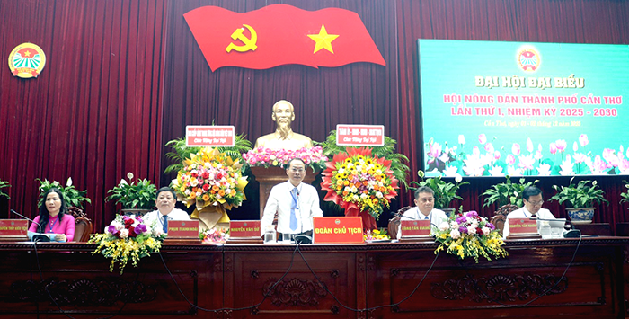 Phiên trù bị Đại hội đại biểu Hội Nông dân TP Cần Thơ nhiệm kỳ 2025-2030