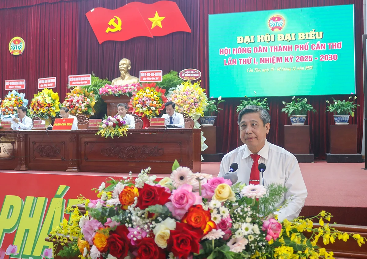 Hội Nông dân TP Cần Thơ tổ chức Đại hội đại biểu nhiệm kỳ 2025-2030