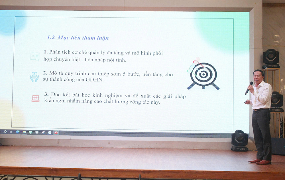 Hội thảo “Nâng cao chất lượng công tác Can thiệp sớm và Giáo dục hòa nhập cho trẻ khuyết tật”