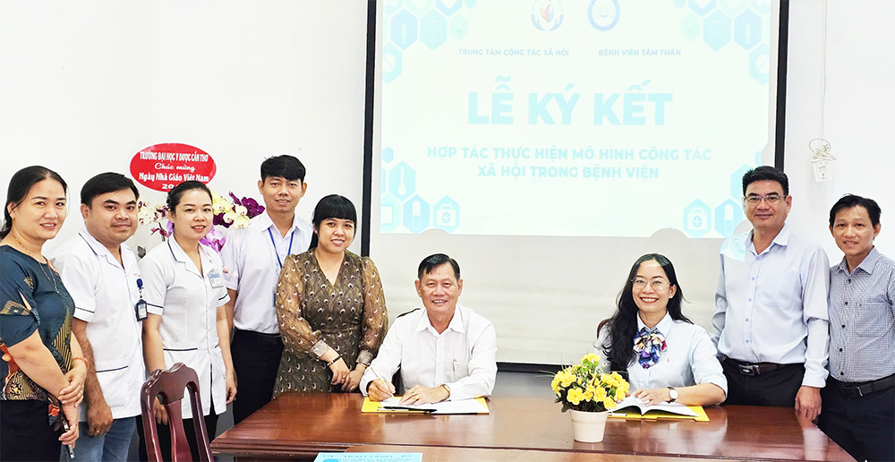 Hợp tác thực hiện mô hình công tác xã hội trong bệnh viện