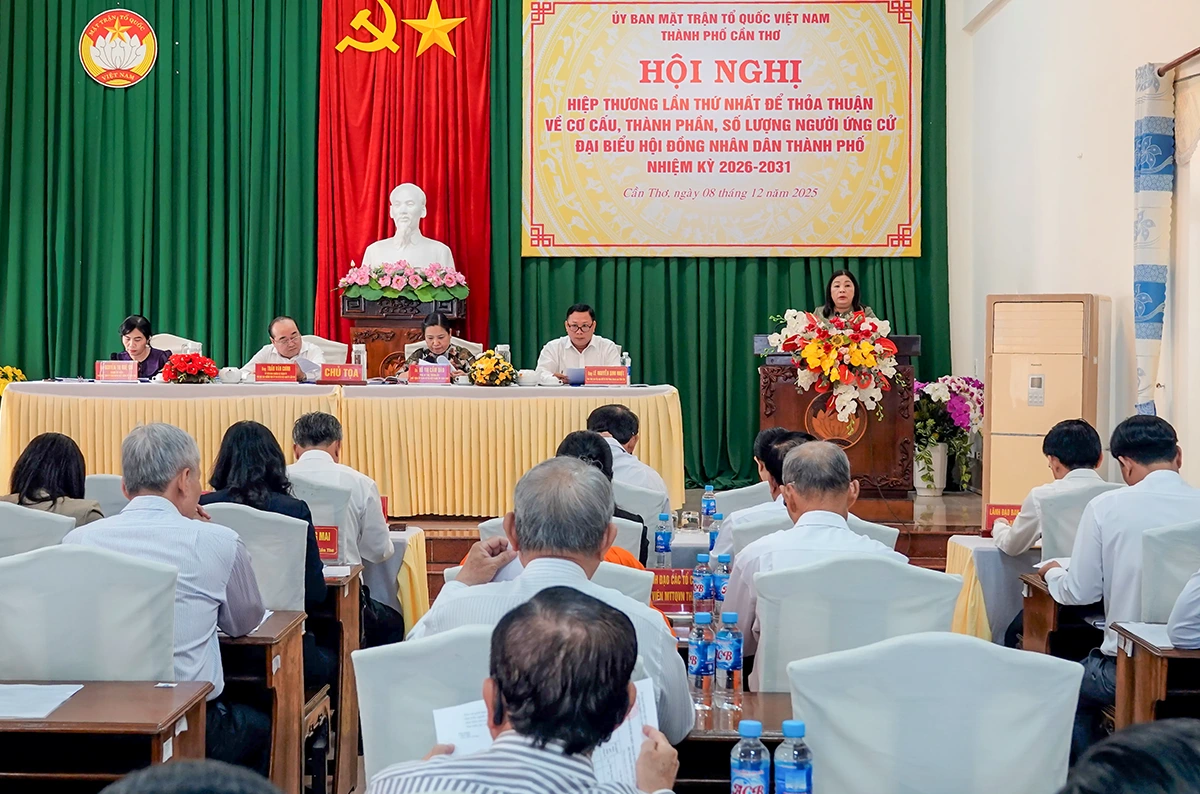 Hiệp thương giới thiệu người ứng cử đại biểu Quốc hội khóa XVI, đại biểu HĐND TP Cần Thơ