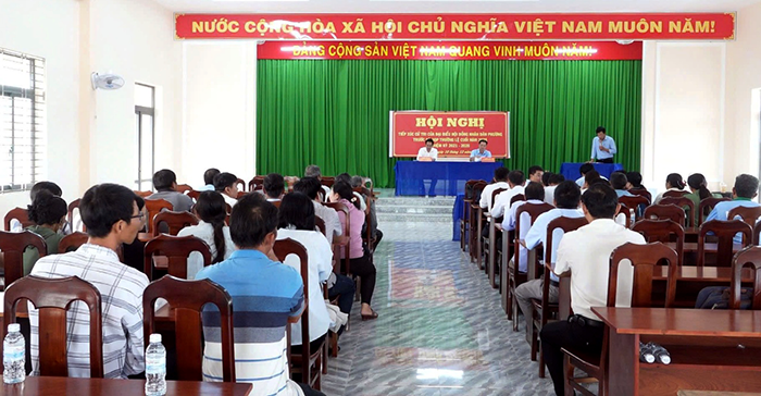 Cử tri phường Vĩnh Châu kiến nghị có giải pháp sử dụng trụ sở dôi dư sau sáp nhập