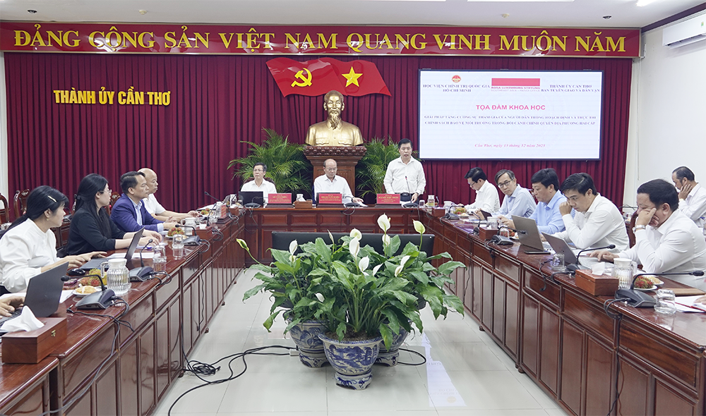 Tăng cường sự tham gia của người dân trong hoạch định và thực thi chính sách bảo vệ môi trường