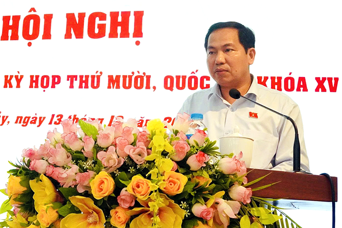 Đoàn đại biểu Quốc hội đơn vị TP Cần Thơ tiếp xúc cử tri sau Kỳ họp thứ 10, Quốc hội khóa XV