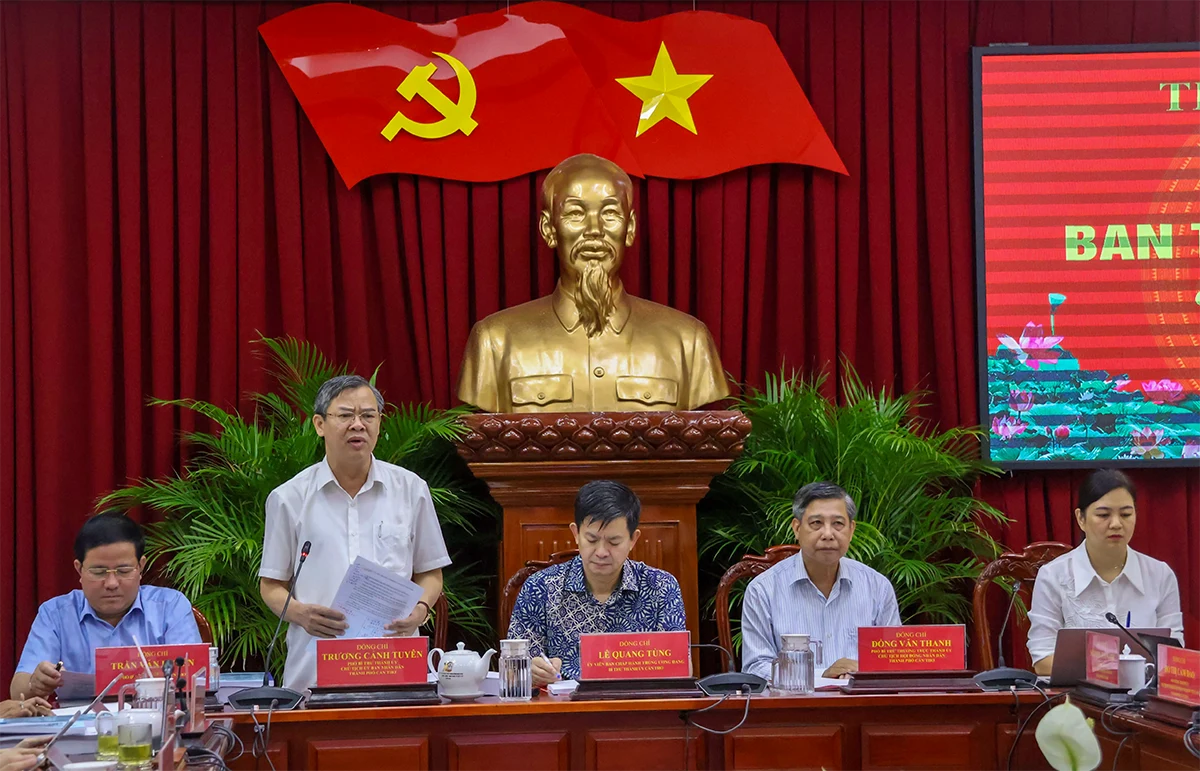 Ban Thường vụ Thành ủy lấy ý kiến thông qua điều chỉnh quy hoạch TP Cần Thơ