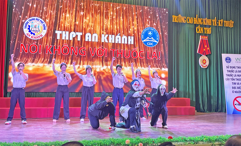 Trường Tiểu học, THCS, THPT Quốc tế Hòa Bình đạt giải nhất Hội thi phòng, chống tác hại thuốc lá