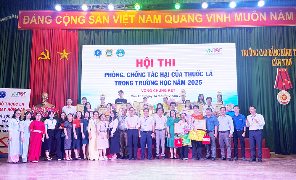 Trường Tiểu học, THCS, THPT Quốc tế Hòa Bình đạt giải nhất Hội thi phòng, chống tác hại thuốc lá