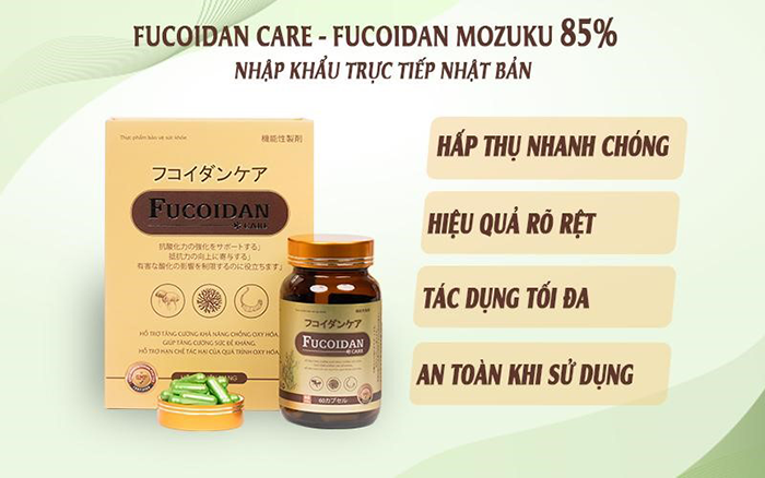 Fucoidan Care - Giải pháp chăm sóc sức khỏe từ Fucoidan tinh khiết Nhật Bản