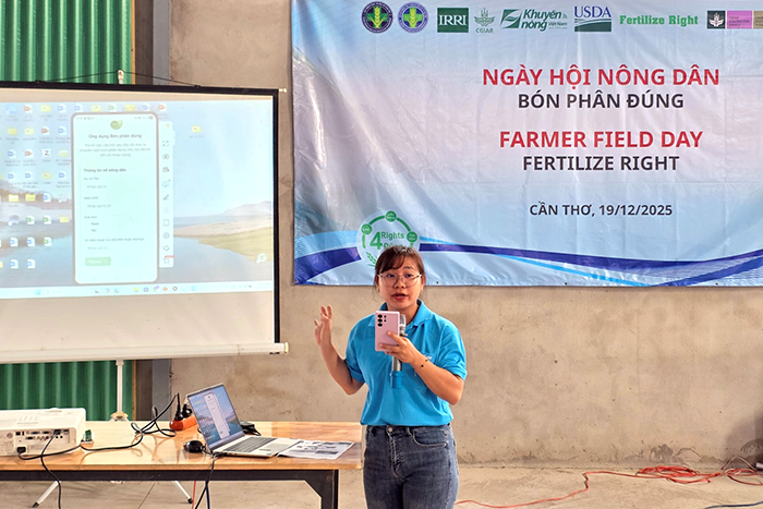 Cần Thơ tổ chức “Ngày hội nông dân bón phân đúng”