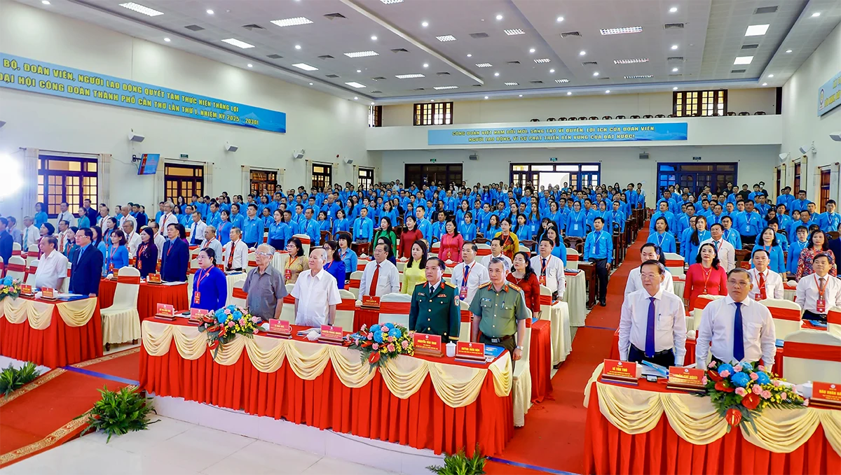 Đại hội Công đoàn TP Cần Thơ lần thứ I, nhiệm kỳ 2025-2030, thành công tốt đẹp