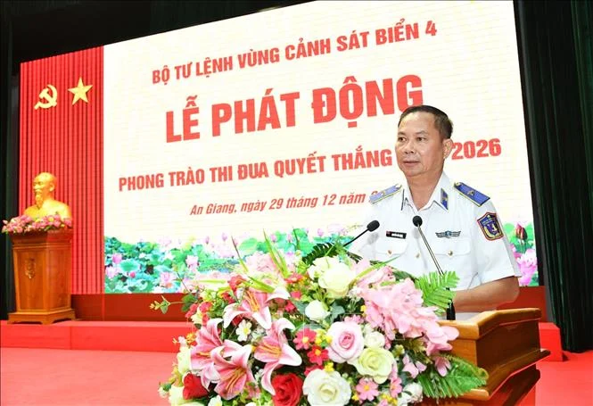 Bộ Tư lệnh Vùng Cảnh sát biển 4 quyết tâm thi đua thực hiện hiệu quả "các khâu đột phá"
