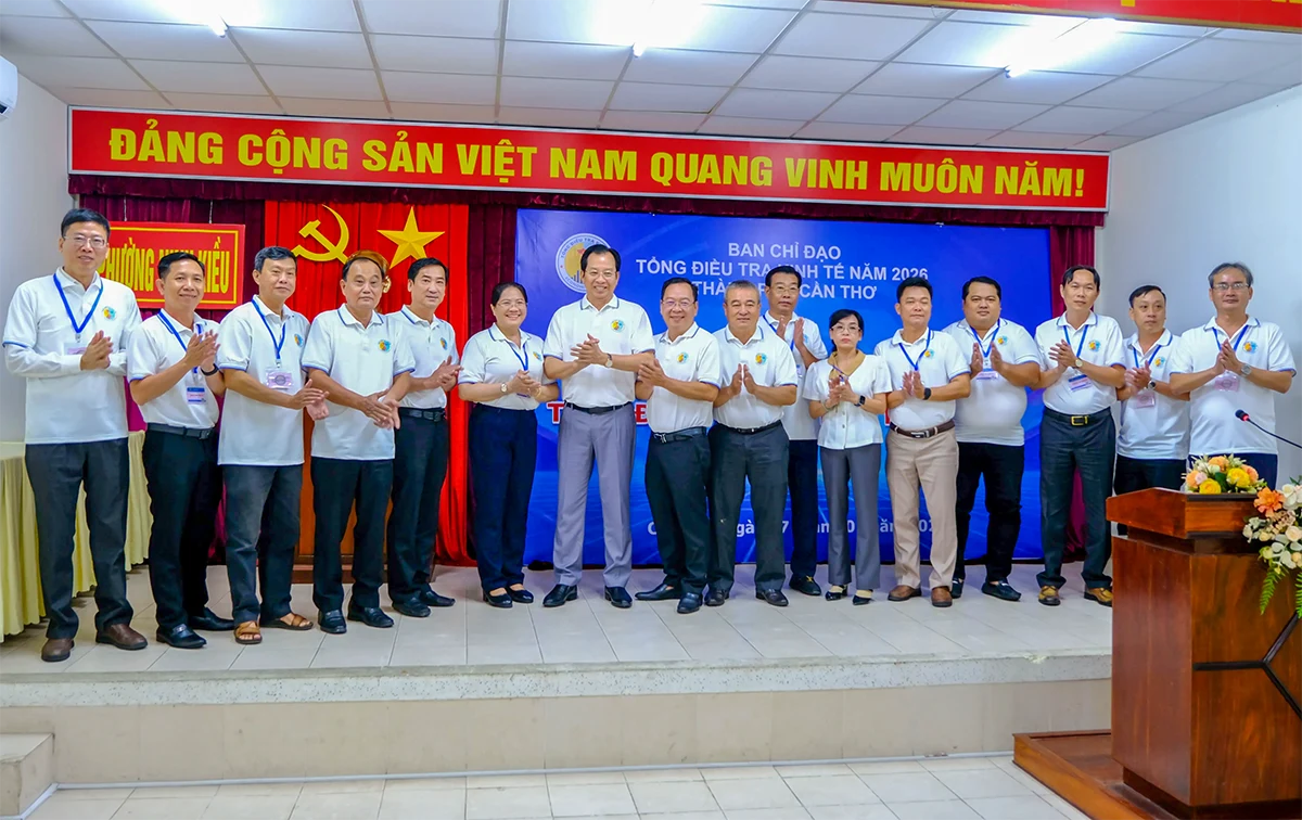 Cần Thơ ra quân Tổng điều tra kinh tế năm 2026