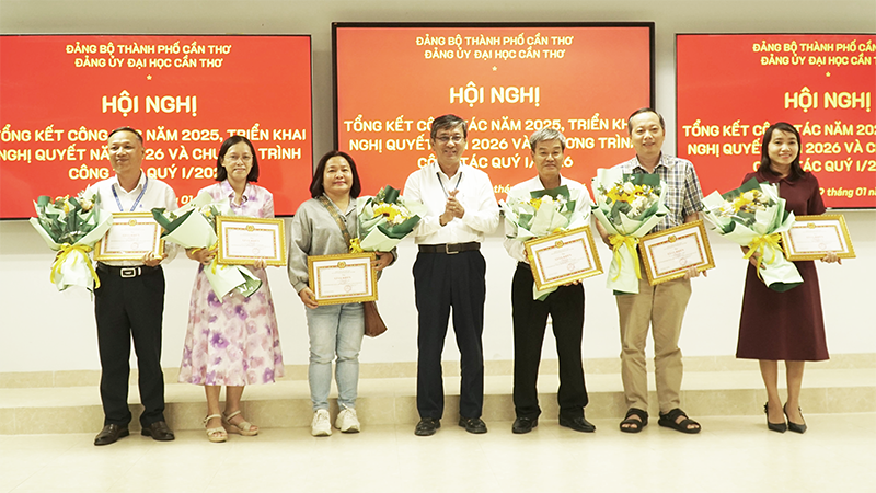 Đảng bộ Đại học Cần Thơ tổng kết công tác năm 2025 và triển khai nghị quyết năm 2026