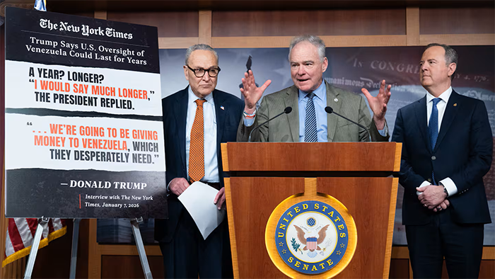 Thượng viện Mỹ thúc đẩy dự luật nhằm hạn chế quyền sử dụng lực lượng quân sự của Tổng thống ở Venezuela