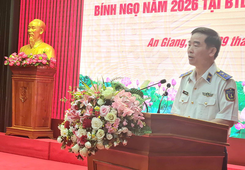 Cảnh sát biển Việt Nam kiểm tra và chúc Tết Nguyên đán tại Bộ Tư lệnh Vùng Cảnh sát biển 4