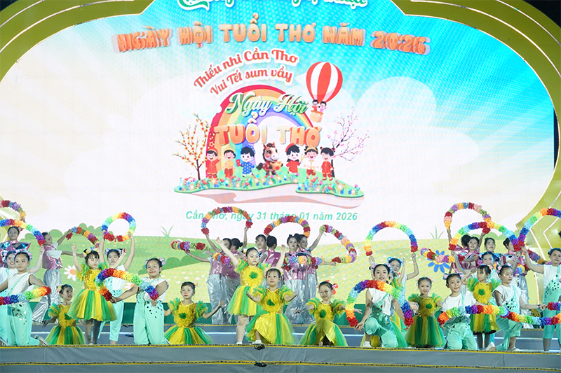 Tưng bừng Ngày hội Tuổi thơ mừng Xuân Bính Ngọ