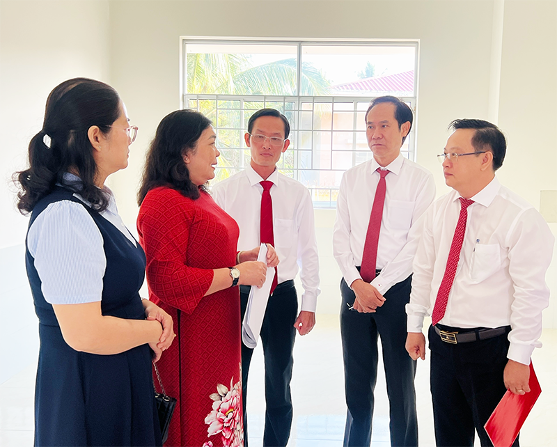 Agribank Chi nhánh Bến Tre khánh thành, bàn giao Trường Mầm non Trần Văn Ơn giai đoạn 1