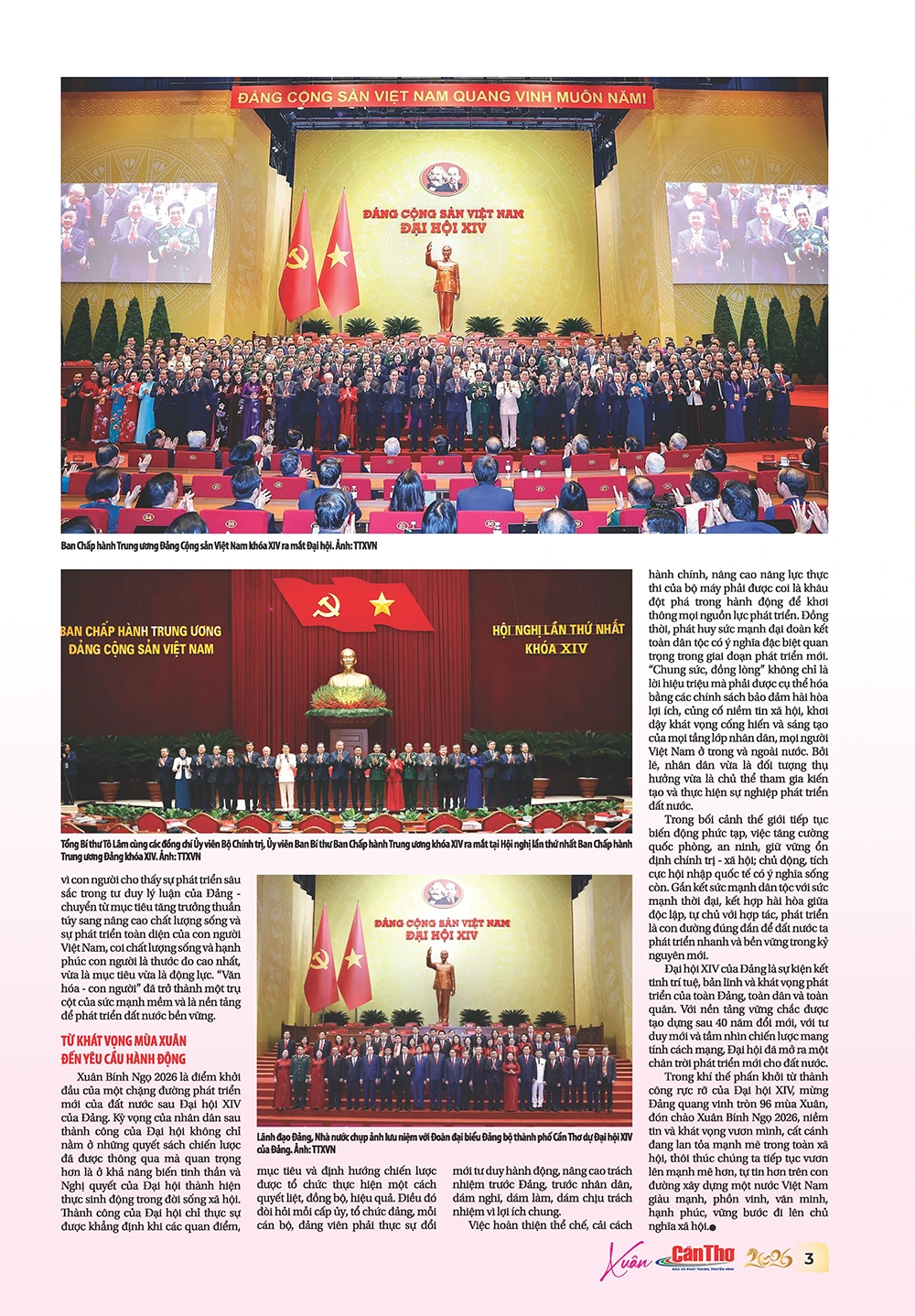 Mời quý độc giả đón đọc ấn phẩm Xuân Bính Ngọ 2026 của Báo và Phát thanh, Truyền hình Cần Thơ