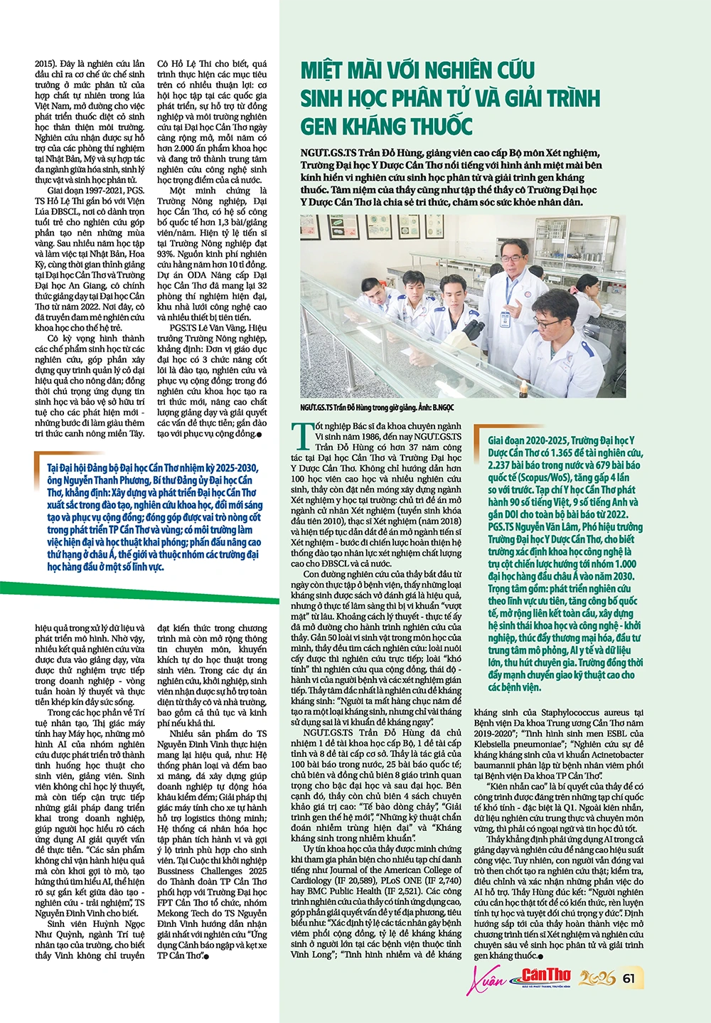 Mời quý độc giả đón đọc ấn phẩm Xuân Bính Ngọ 2026 của Báo và Phát thanh, Truyền hình Cần Thơ