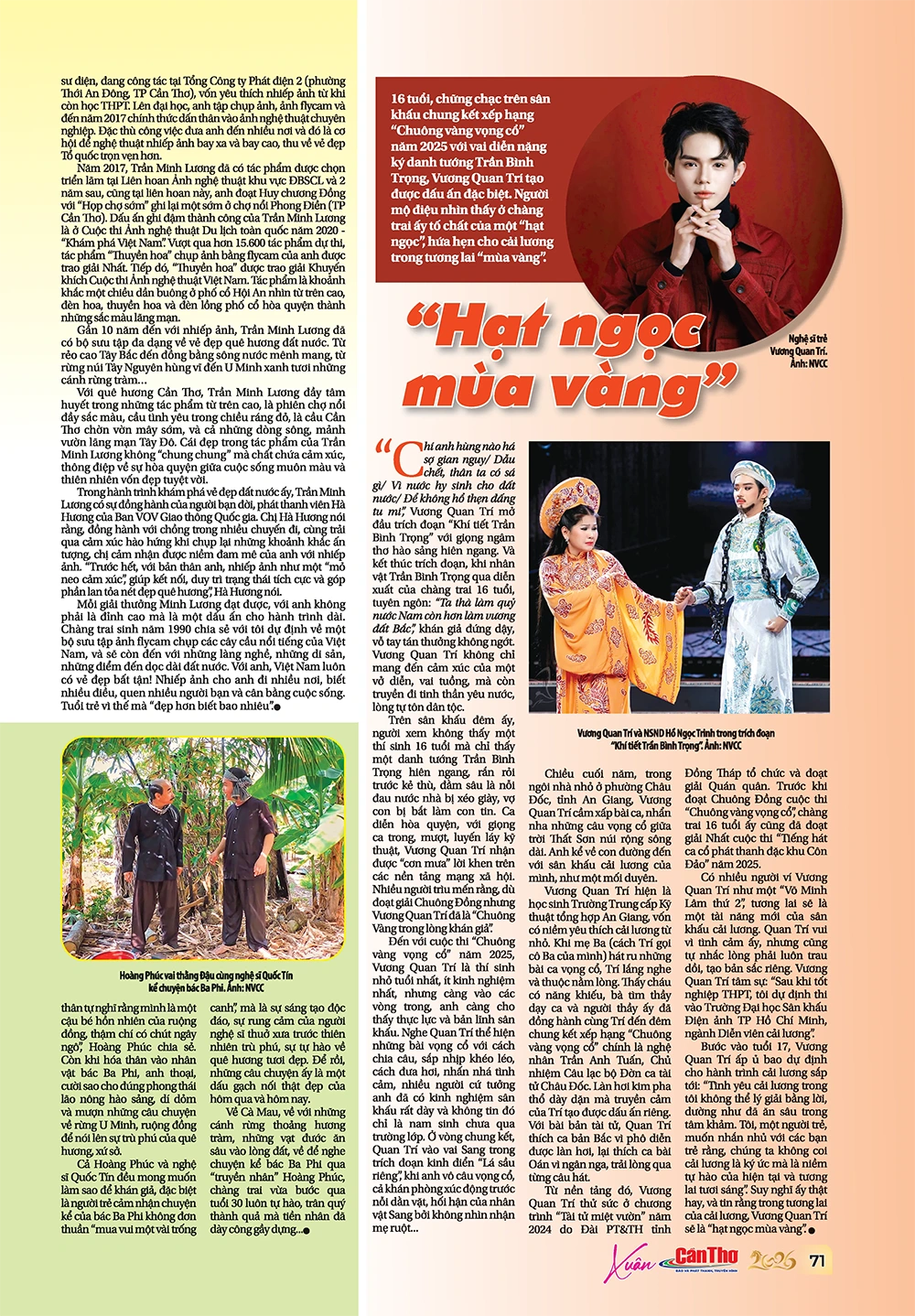 Mời quý độc giả đón đọc ấn phẩm Xuân Bính Ngọ 2026 của Báo và Phát thanh, Truyền hình Cần Thơ