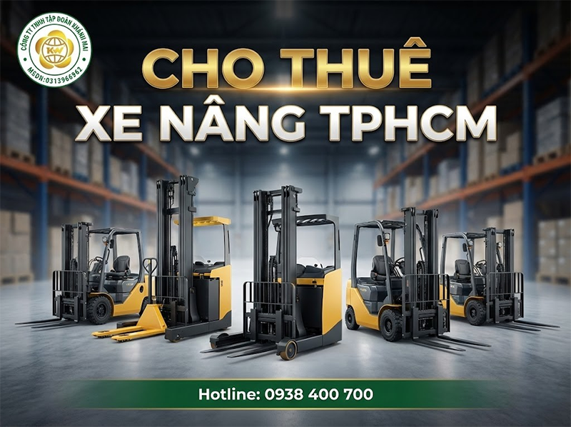 Giải pháp thuê xe cẩu, xe nâng tối ưu chi phí tại TP Hồ Chí Minh