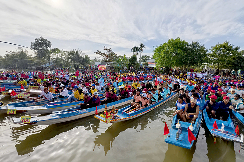 Sôi động Giải đua vỏ lãi đầu Xuân Bính Ngọ 2026 tại Mỹ Tú