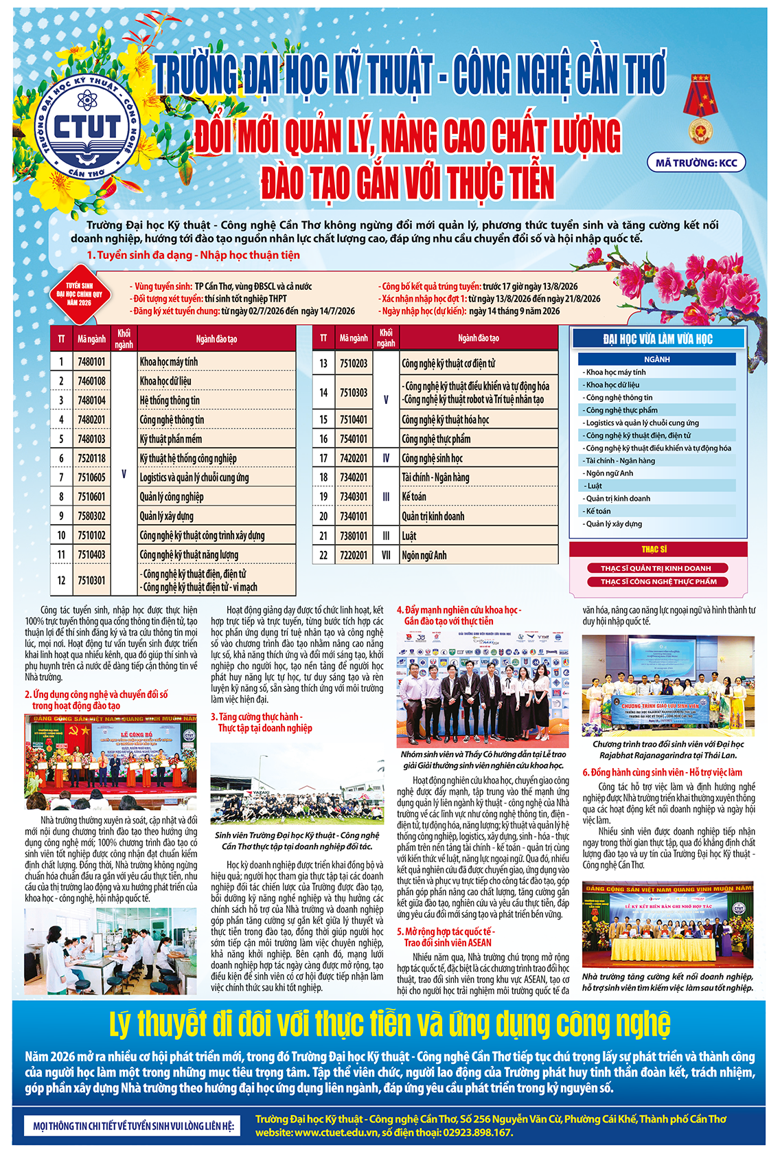 Trường Đại học Kỹ thuật - Công nghệ Cần Thơ Trường Đại học Kỹ thuật - Công nghệ Cần Thơ