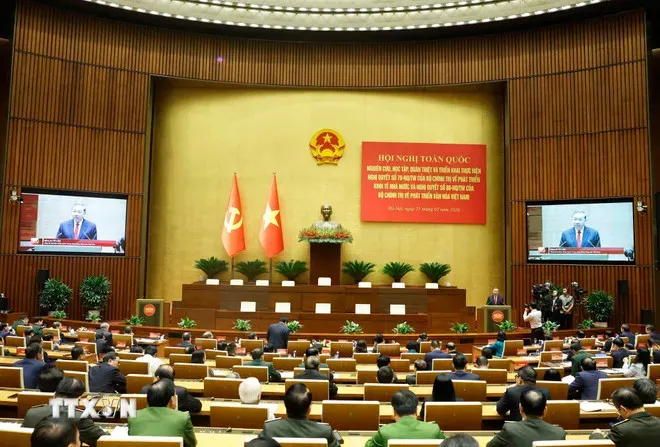 Phát biểu của Tổng Bí thư Tô Lâm tại Hội nghị toàn quốc quán triệt và triển khai thực hiện Nghị quyết số 79-NQ/TW, Nghị quyết số 80-NQ/TW của Bộ Chính trị