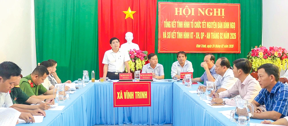 Xã Vĩnh Trinh công bố danh sách chính thức 35 người ứng cử đại biểu HĐND xã