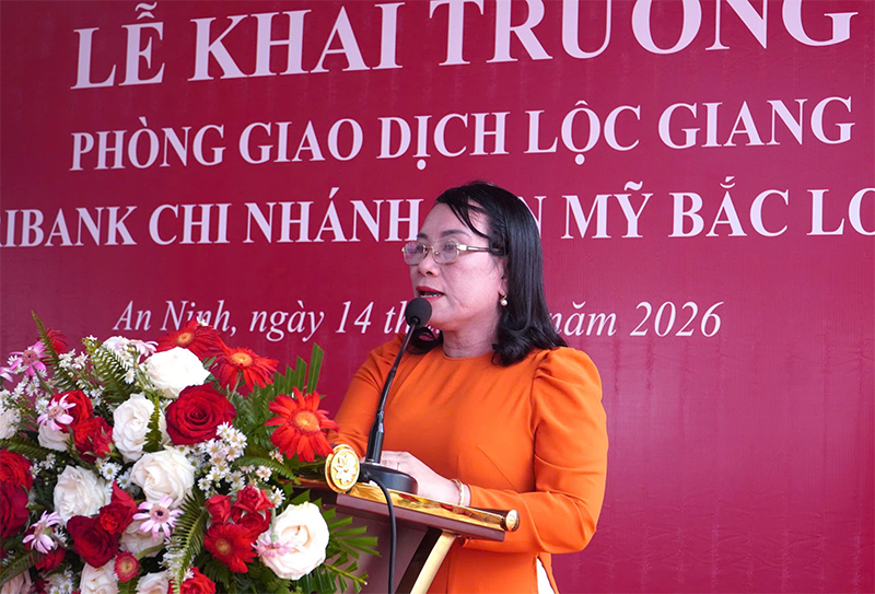 Agribank Chi nhánh Bắc Long An khai trương Phòng giao dịch Lộc Giang và Phòng giao dịch 3/2