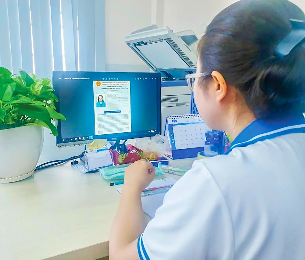 Chuyển đổi số - Bước tiến mới trong công tác bầu cử