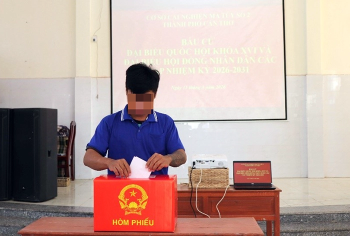 Tổ chức cho người bị tạm giữ, tạm giam và học viên đang cai nghiện tham gia bầu cử
