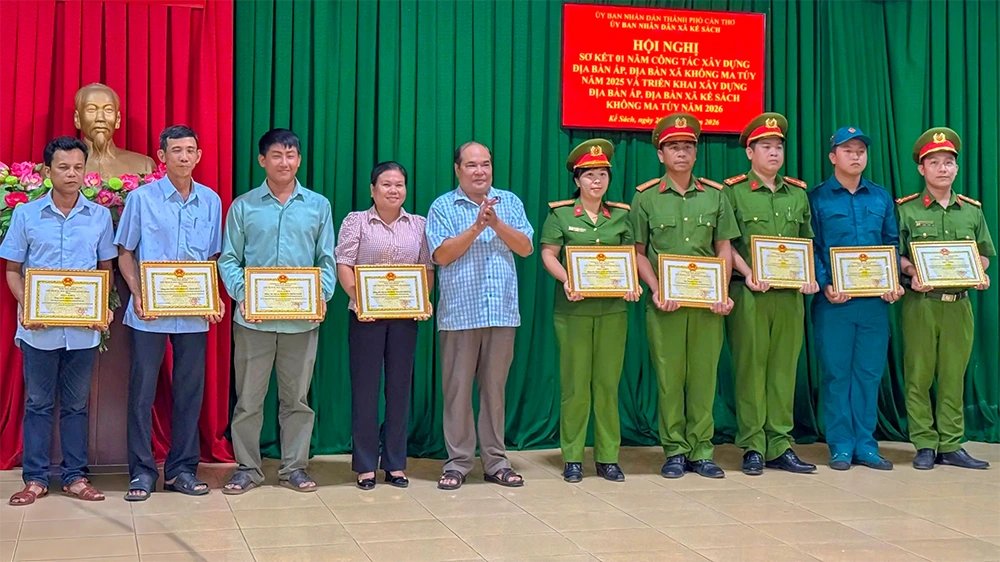 Công an xã Kế Sách xây dựng địa bàn ấp, xã không ma túy