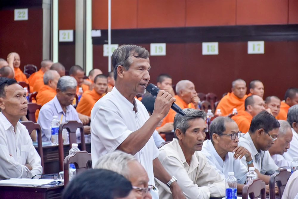 TP Cần Thơ họp mặt các vị trụ trì, ban quản trị các chùa Phật giáo Nam tông Khmer năm 2026