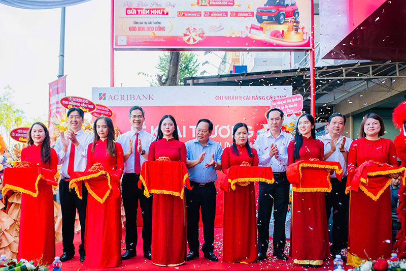 Khai trương Phòng giao dịch Hưng Phú - Agribank Chi nhánh Cái Răng Cần Thơ