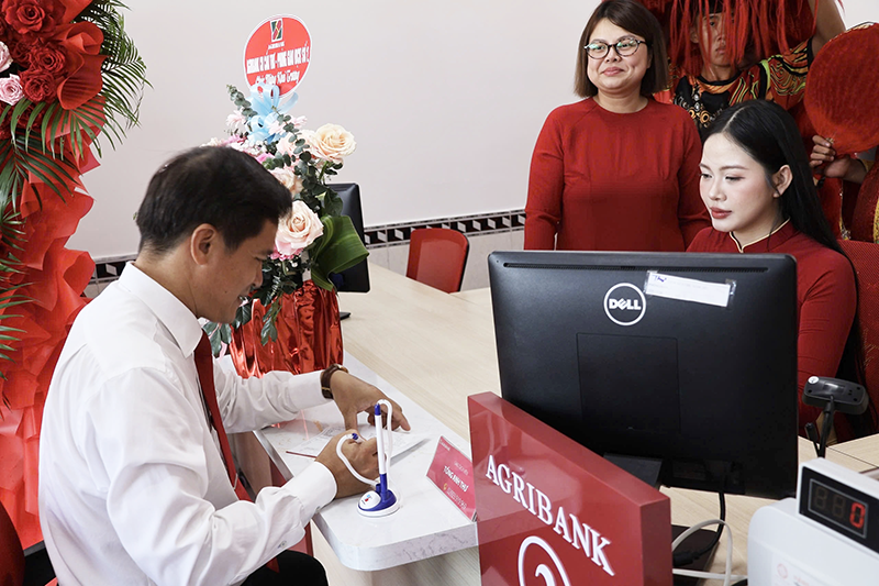 Khai trương Phòng giao dịch Hưng Phú - Agribank Chi nhánh Cái Răng Cần Thơ