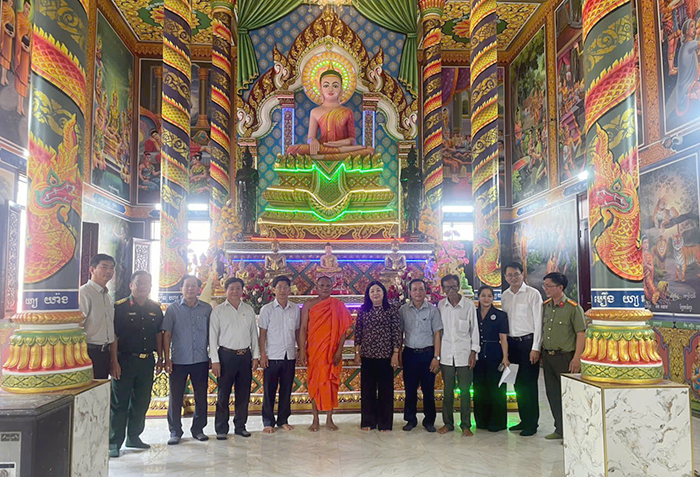 Chúc Tết Chôl Chnăm Thmây các chùa ở xã Lai Hòa, Vĩnh Hải, Thạnh Thới An