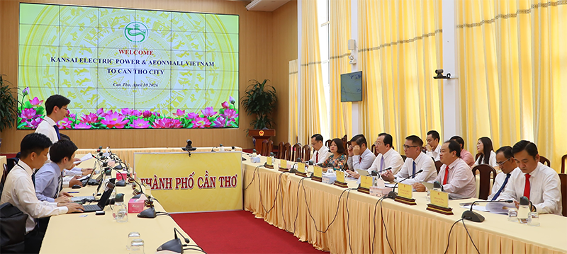 Tập đoàn Điện lực Kansai và Công ty TNHH AEONMALL Việt Nam triển khai dự án tích hợp điện mặt trời tại dự án AEON MALL Cần Thơ