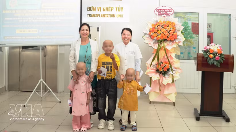 Hue hospital performs successful bone marrow transplants for three children